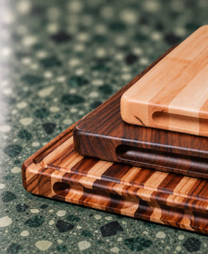 Edge-Grain Butcher Block Cutting Board