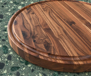 Round Edge-Grain Cutting Board