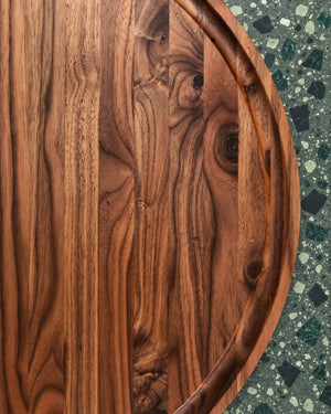 Round Edge-Grain Cutting Board