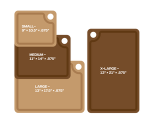 Double-Sided Cutting & Serving Board