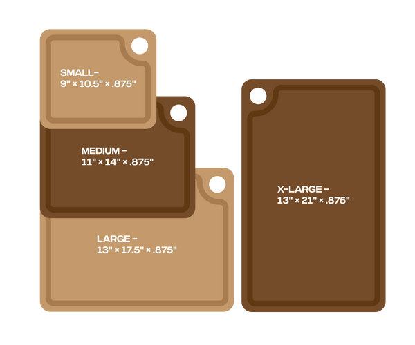 Double-Sided Cutting & Serving Board