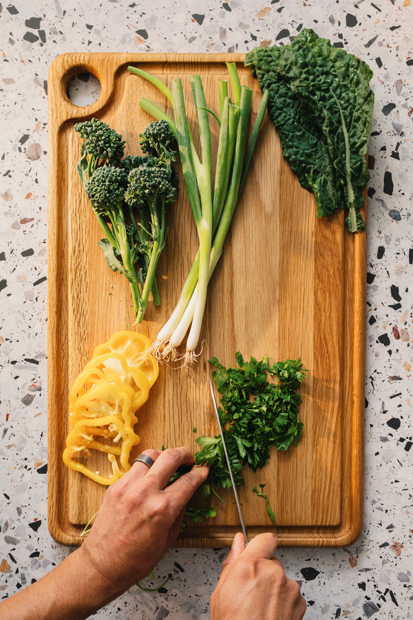 Double-Sided Cutting & Serving Board