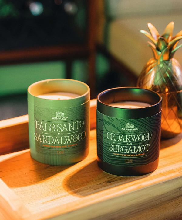 Palo Santo & Sandalwood Candle