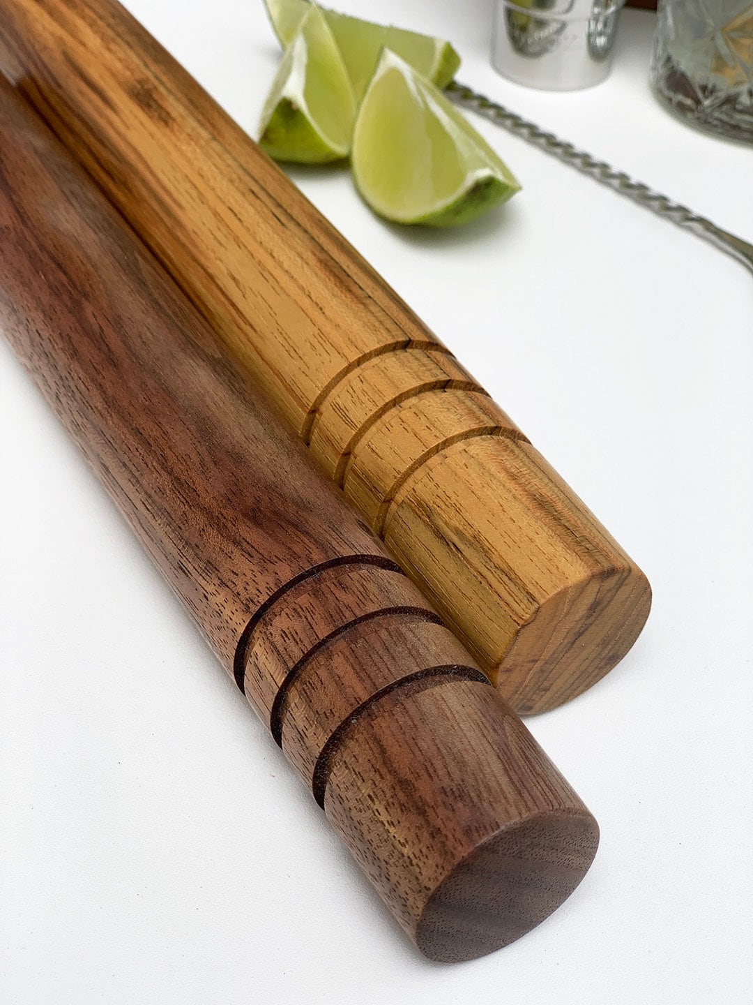 Iplusmile Wooden Cocktail Muddler Brown Smooth Polished